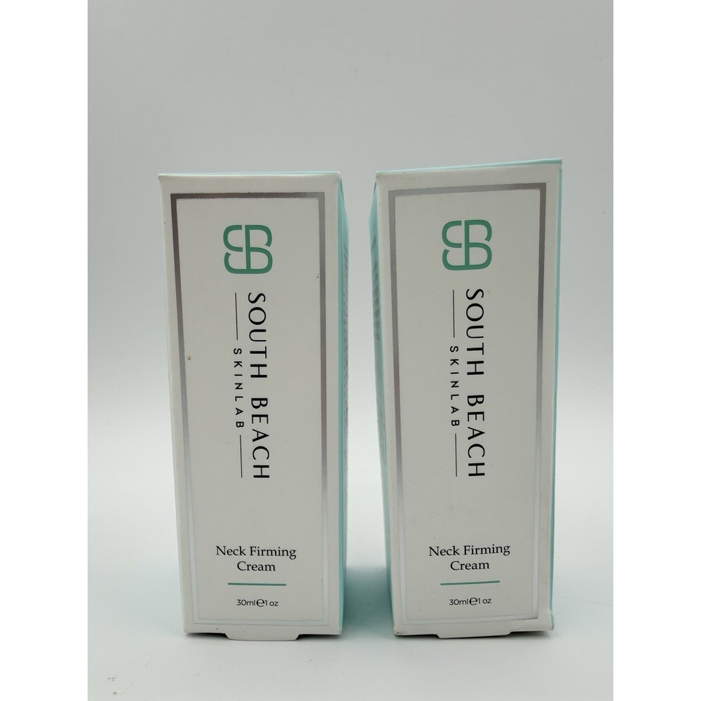 (2) South Beach SkinLab Neck Firming Cream 30ml Peptides Botanicals Firming NEW
